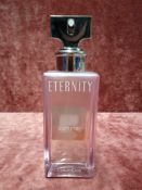RRP £50 Unboxed 100Ml Tester Bottle Of Calvin Klein Eternity Summer Eau De Parfum Spray Ex-Display