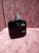 RRP £55 Unboxed 100Ml Tester Bottle Of Lacoste L.12.12 Intense Eau De Toilette Spray Ex-Display