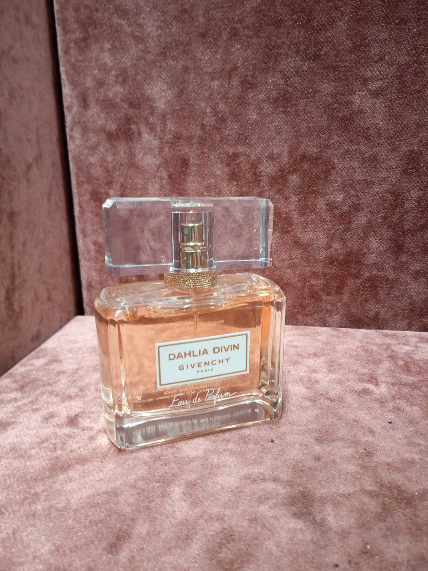 RRP £75 Unboxed 75Ml Tester Bottle Of Givenchy Paris Dahlia Divin Eau De Parfum Spray Ex-Display