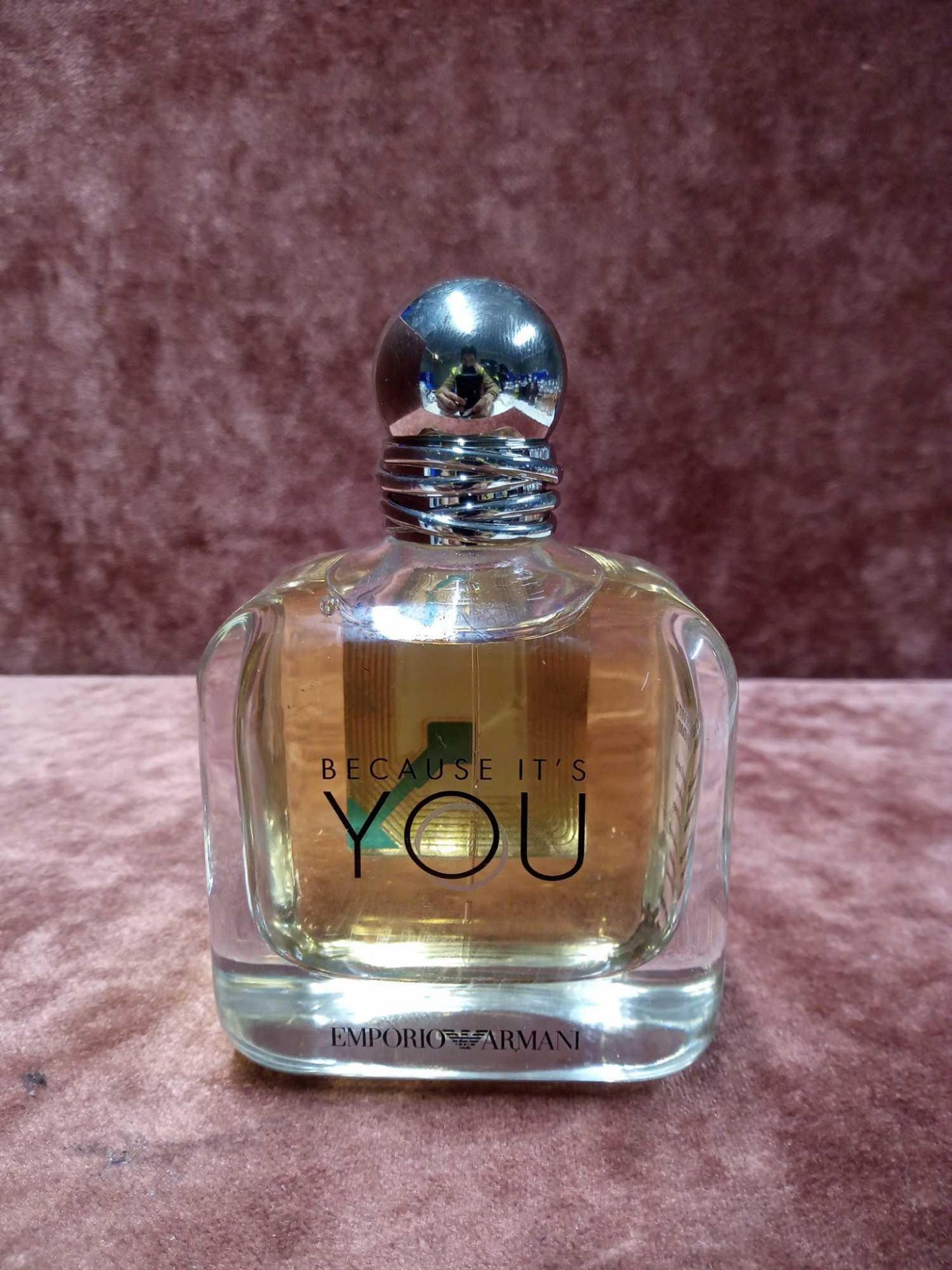 RRP £80 Unboxed 100Ml Tester Bottle Of Emporio Armani Because It'S You Eau De Parfum Ex-Display