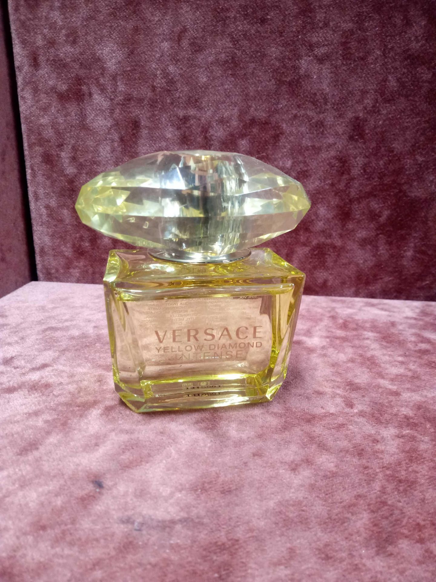 RRP £80 Unboxed 90 Ml Tester Bottle Of Versace Yellow Diamond Intense Eau De Parfum Spray Ex-Display