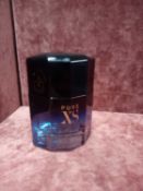 RRP £75 Unboxed 100Ml Tester Bottle Of Paco Rabanne Pure Xs For Him Edt Spray Ex-Display