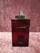 RRP £75 Unboxed 100Ml Tester Bottle Of Dolce And Gabbana Intense Eau De Parfum Spray Ex-Display