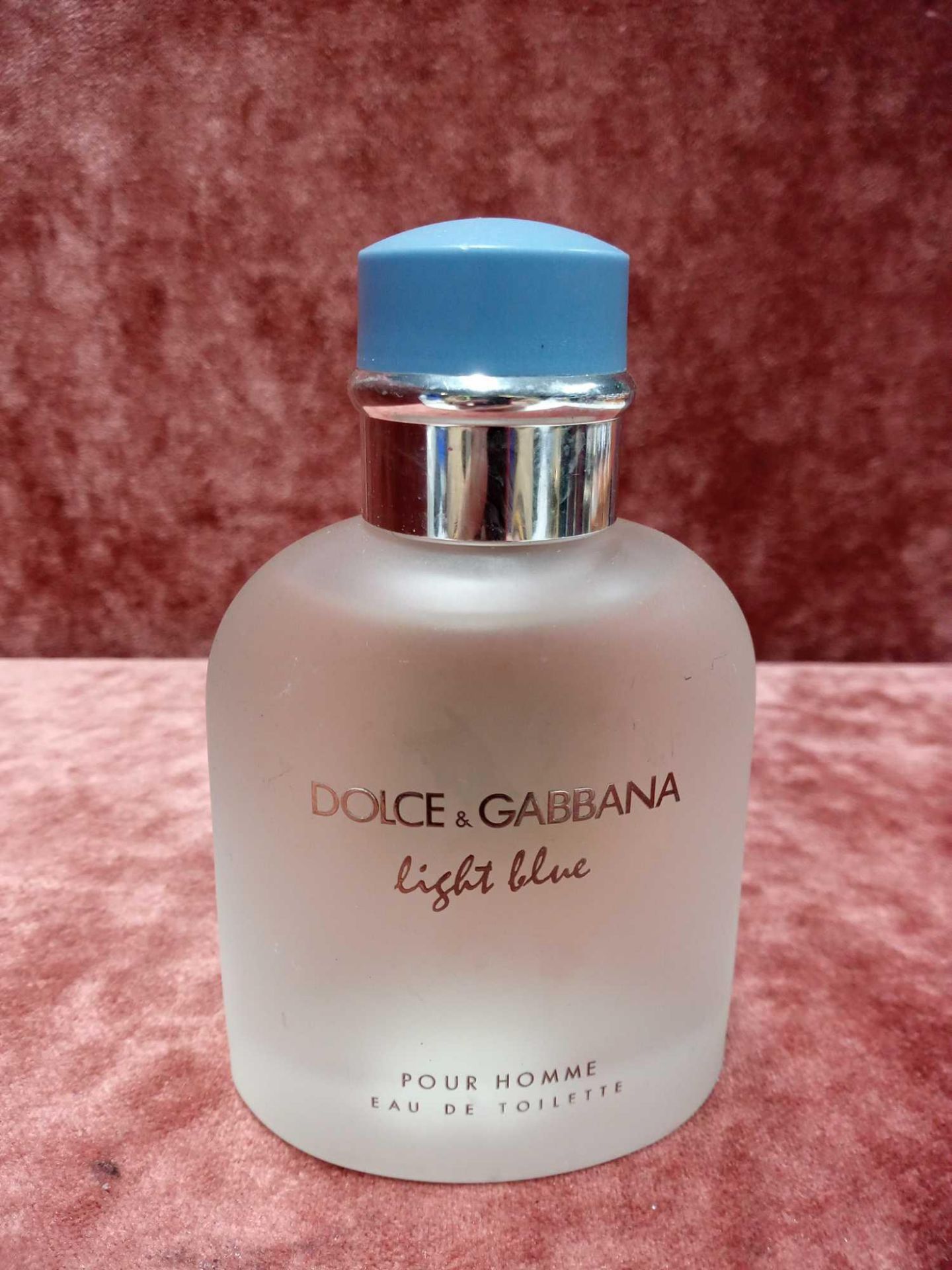 RRP £60 Unboxed 125Ml Bottle Of Dolce & Gabbana Light Blue Pour Homme Eau De Toilette Ex-Display