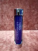 RRP £65 Unboxed 100Ml Tester Bottle Of Paco Rabanne Ultraviolet For Him Eau De Toilette Spray Ex-Dis