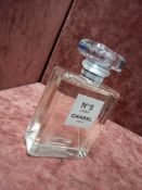 RRP £90 Unboxed 100Ml Tester Bottle Of Chanel Paris No 5 Leau Eau De Toilette Spray Ex-Display