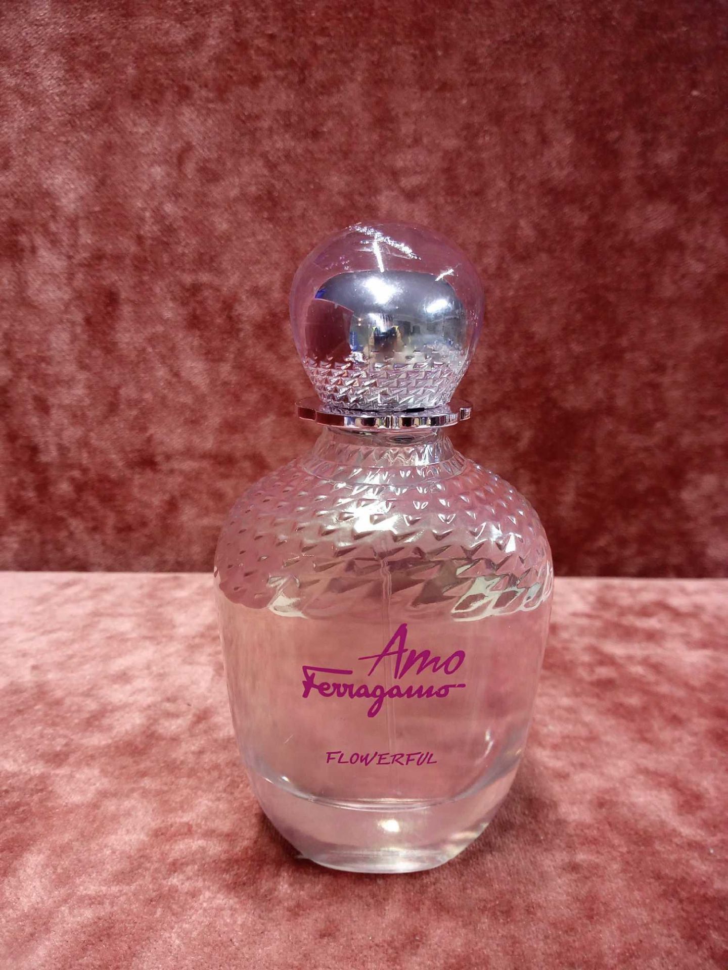RRP £60 Unboxed 100Ml Tester Bottle Of Amo Ferragamo Flowerful Edt Spray Ex-Display