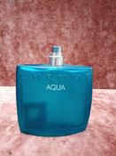 RRP £60 Unboxed 100Ml Tester Bottle Of Azzaro Chrome Aqua Eau De Toilette Spray Ex-Display