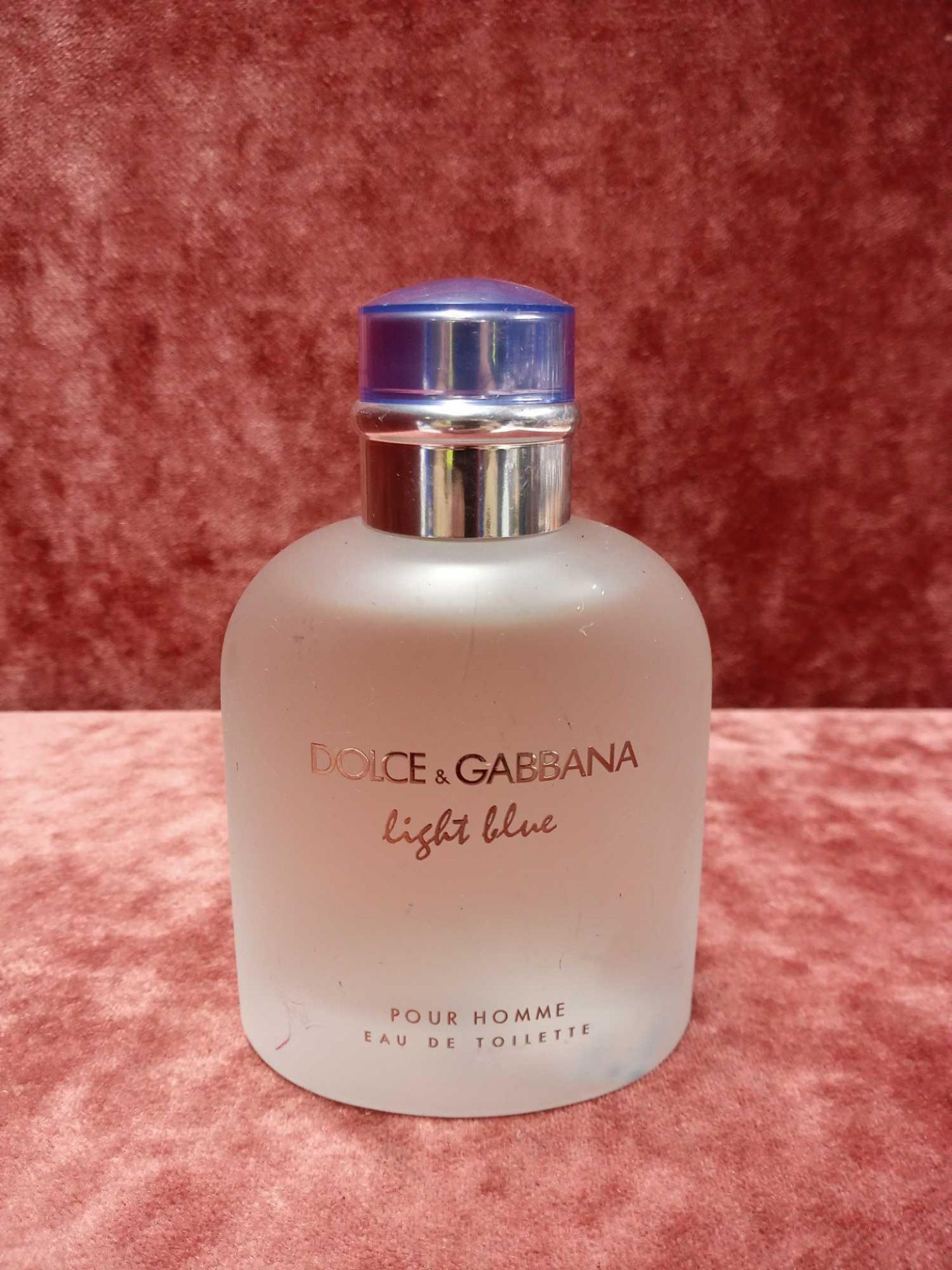 RRP £60 Unboxed 125Ml Bottle Of Dolce & Gabbana Light Blue Pour Homme Eau De Toilette Ex-Display