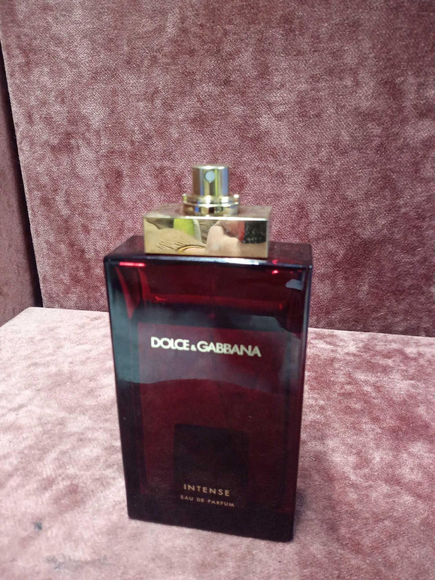 RRP £80 Unboxed 100Ml Tester Bottle Of Dolce & Gabbana Intense Eau De Parfum Ex-Display