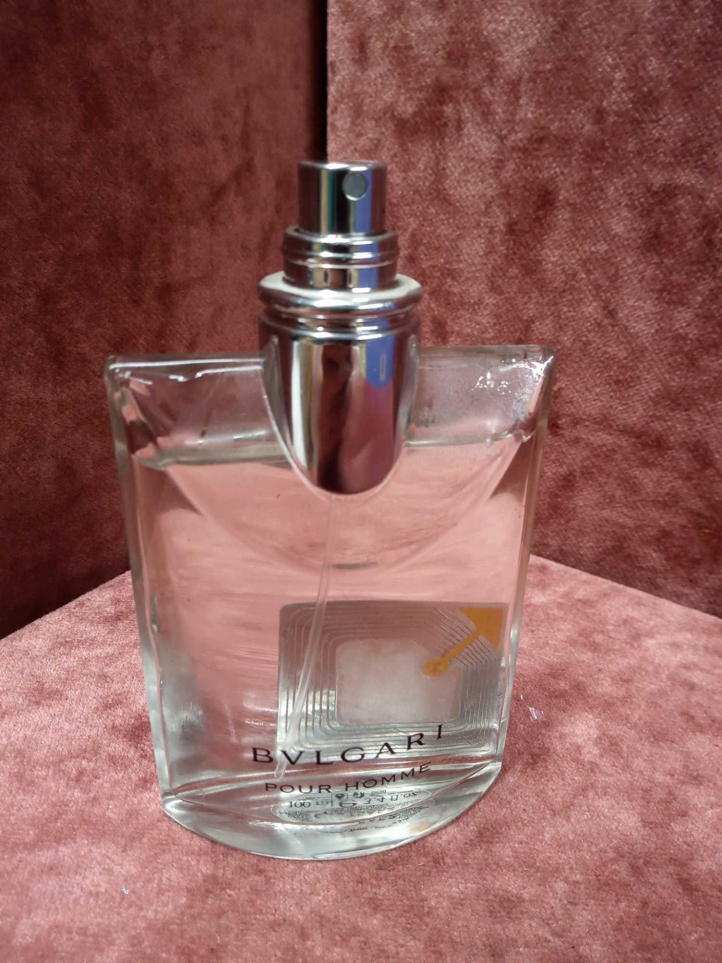 RRP £85 Unboxed 100Ml Tester Bottle Of Bvlgari Pour Homme Eau De Toilette Spray Ex-Fisplay