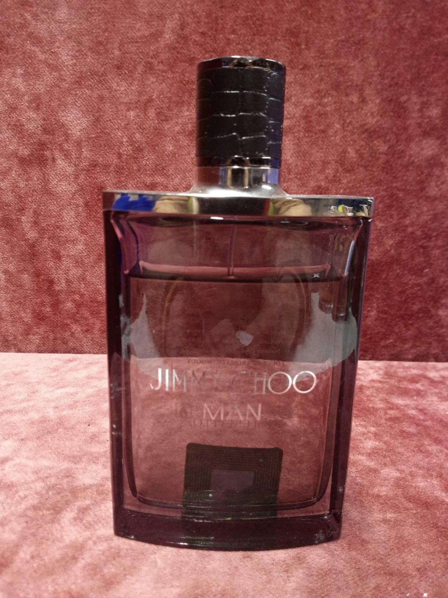 RRP £75 Unboxed 100Ml Tester Bottle On Jimmy Choo Man Eau De Toilette Spray Ex-Display
