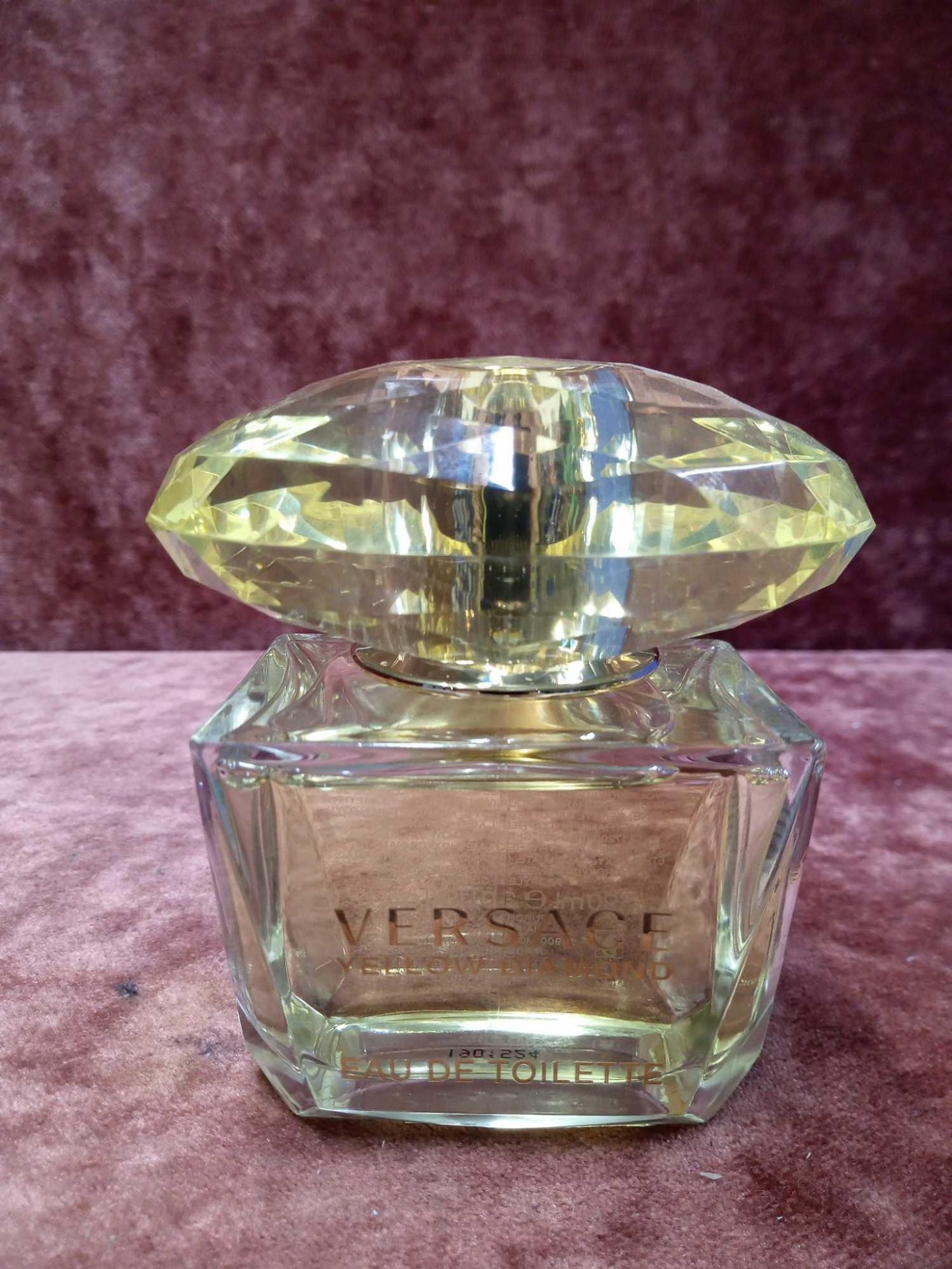 RRP £70 Unboxed 90Ml Tester Bottle Of Versace Yellow Diamond Eau De Toilette Ex Display