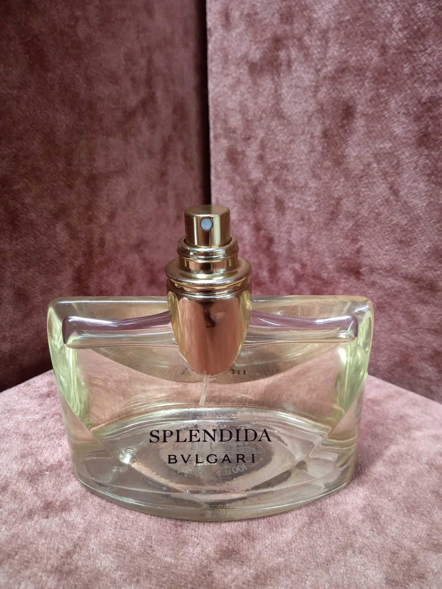 RRP £60 Unboxed 100Ml Tester Bottle Of Bvlgari Splendida Iris D'Or Eau De Parfum Spray Ex-Display