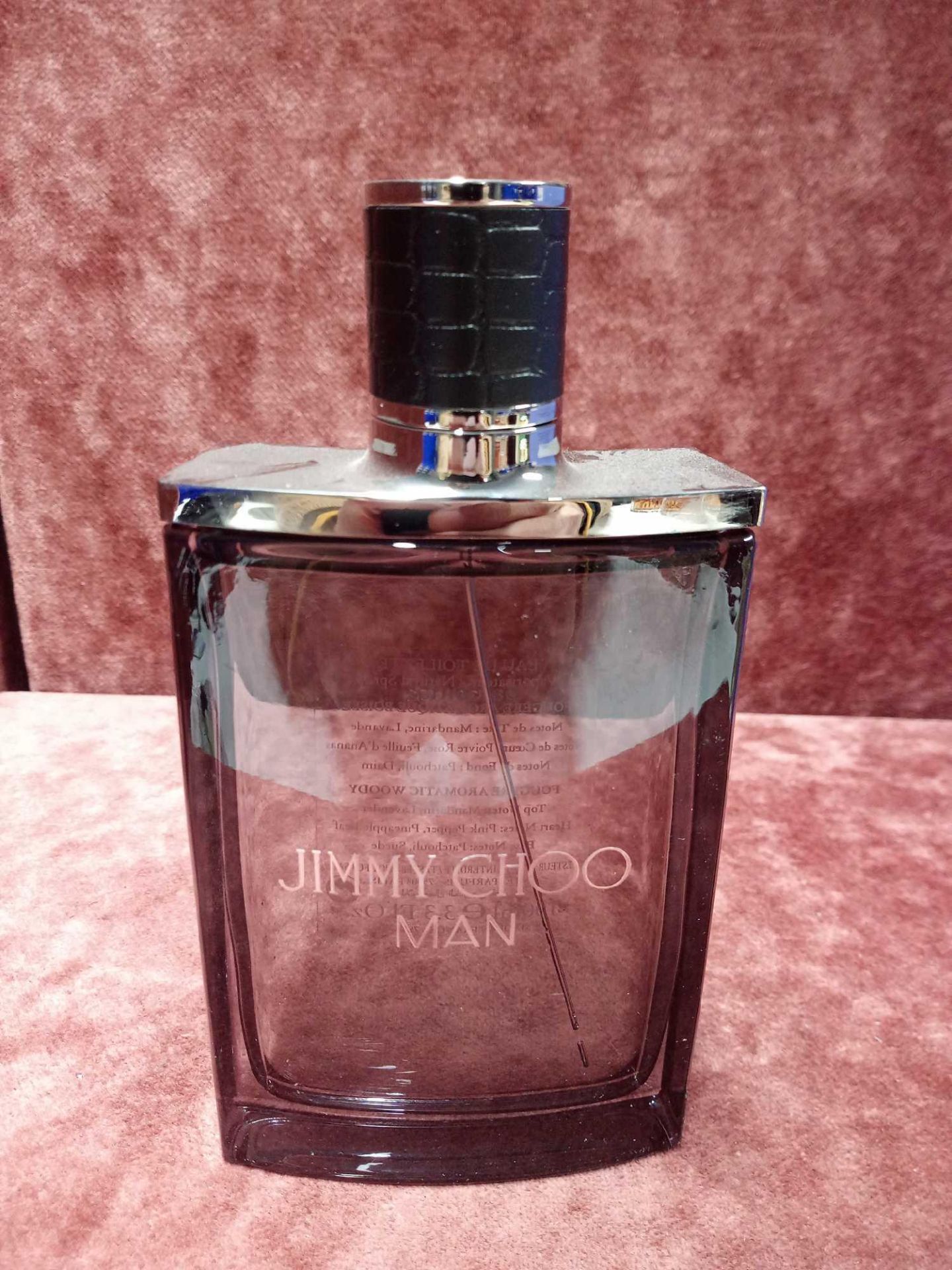 RRP £75 Unboxed 100Ml Tester Bottle On Jimmy Choo Man Eau De Toilette Spray Ex-Display