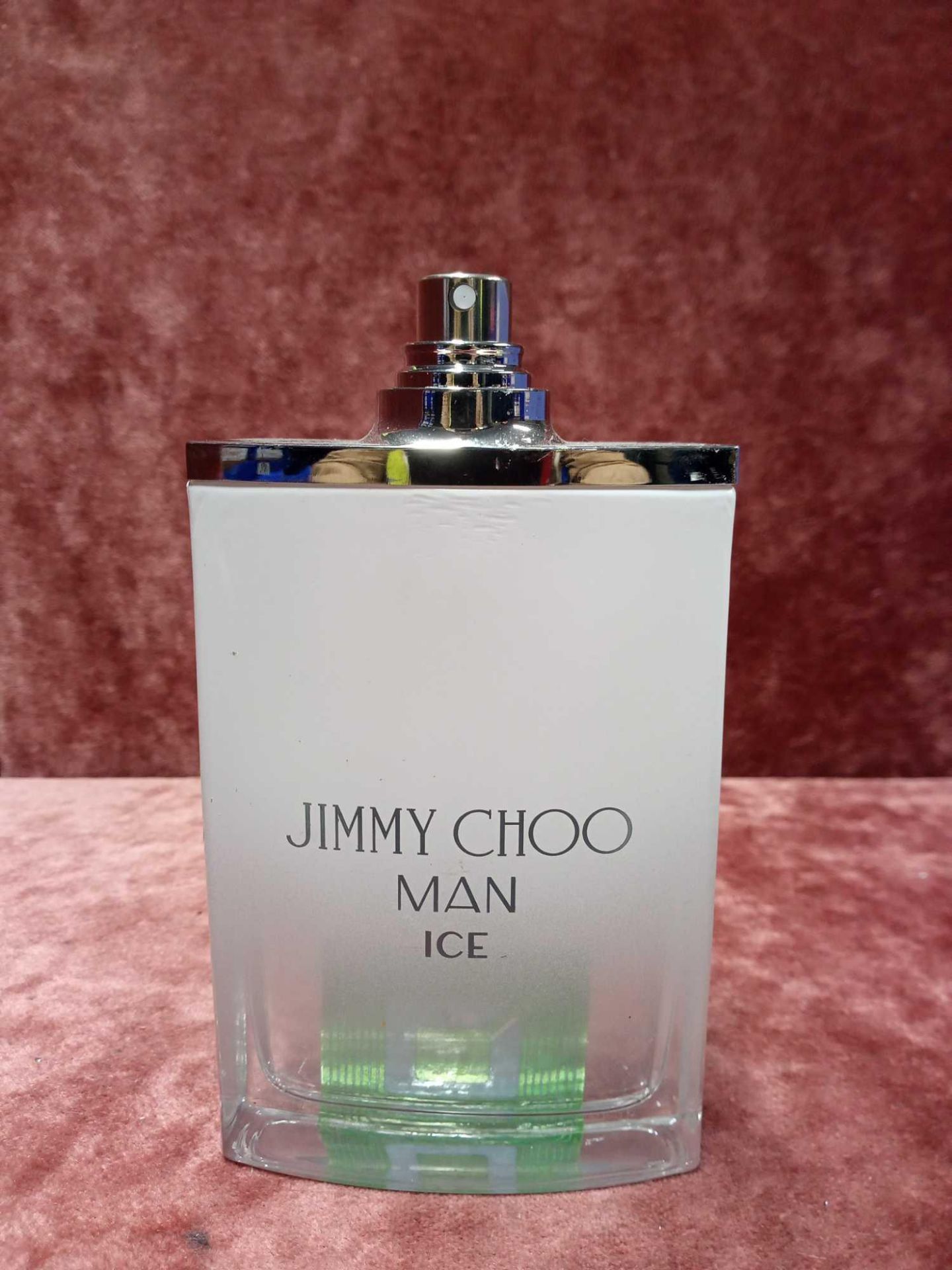 RRP £75 Unboxed 100Ml Tester Bottle On Jimmy Choo Man Ice Eau De Toilette Spray Ex-Display