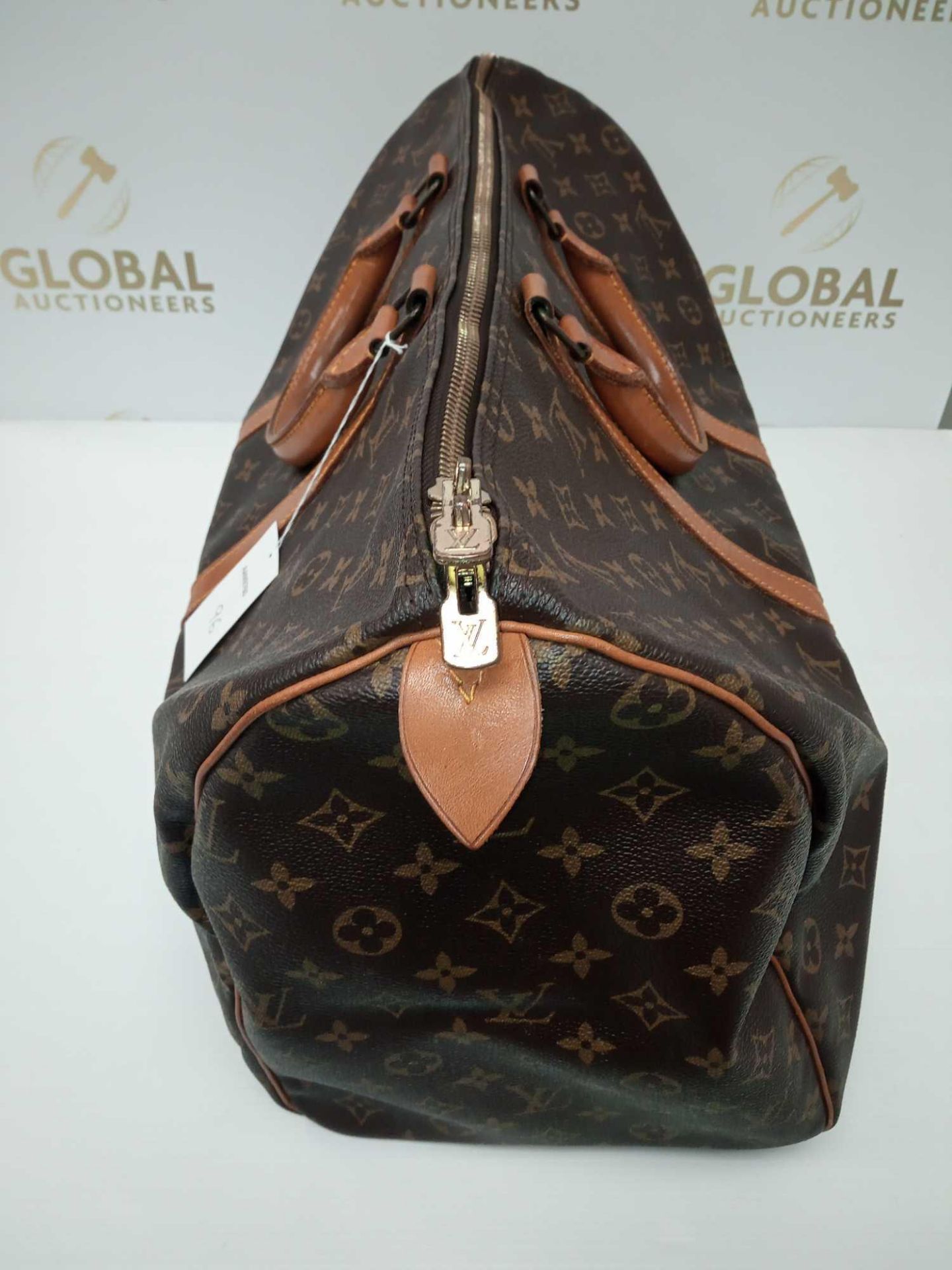 RRP £1500 Louis Vuitton Keepall 50 Brown Coated Canvas Handbag (Aan9760) Grade Ab