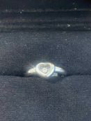 RRP £2600 Chopard 18ct Diamond Ring With Papers (Appraisals Available On Request) (Pictures For