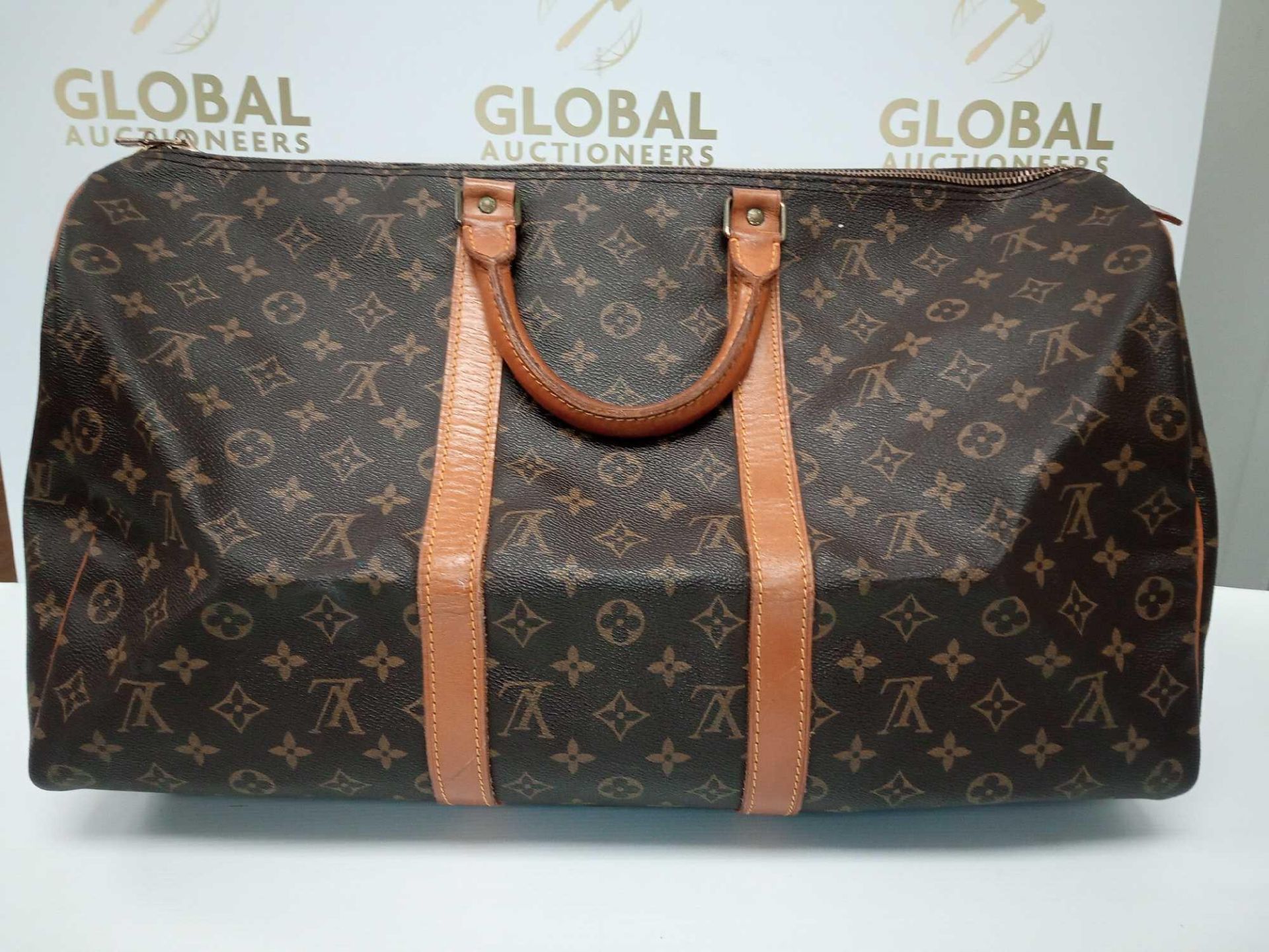 RRP £1500 Louis Vuitton Keepall 50 Brown Coated Canvas Handbag (Aan9760) Grade Ab - Image 2 of 3