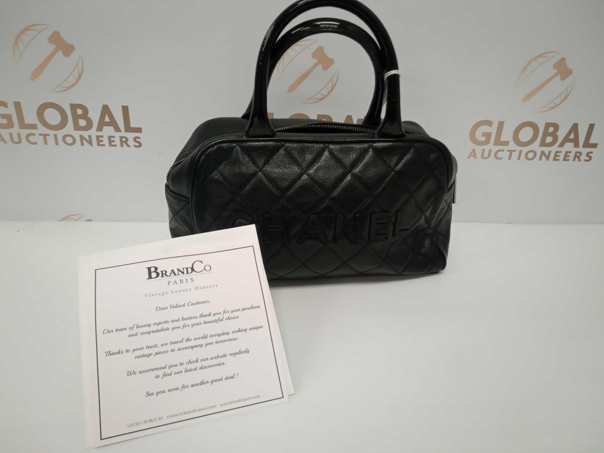 RRP £2350 Chanel Small Sports Line Boston Black Handbag (Aao7705) Grade A - Image 2 of 2