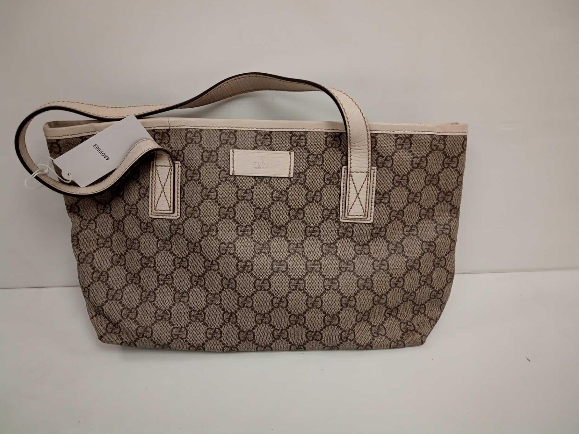 RRP £1320 Gucci Shoulder Tote Beige Shoulder Bag (Aao55030 Grade Ab (Appraisals Available Upon