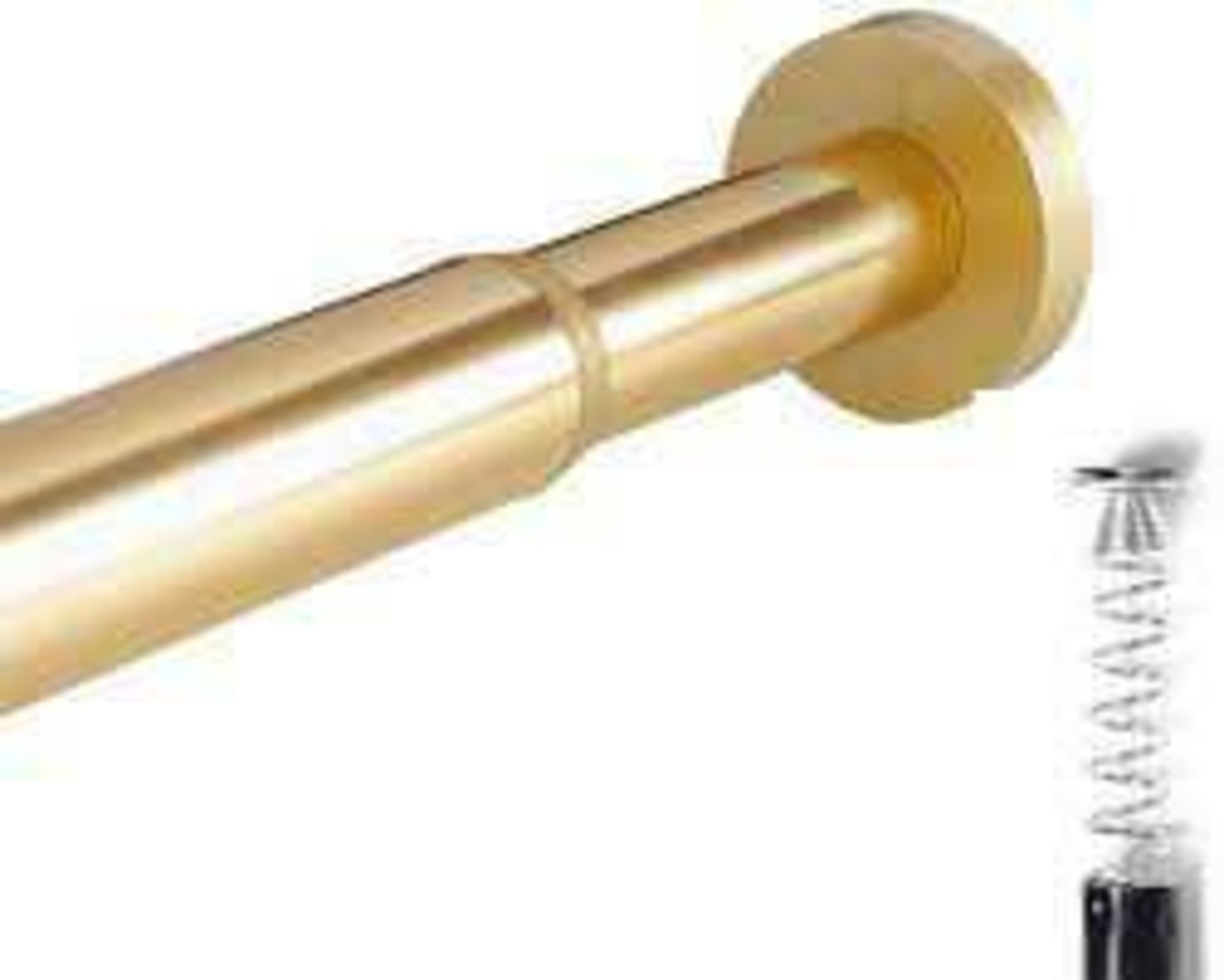 Combined RRP £1380 Pallet To Contain 115 Gold Curtain Pole 160,Cm All Grade A Slow Moving Stock In