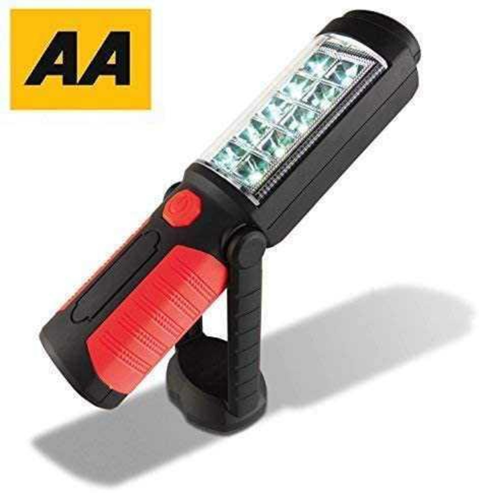 RRP £100 Lot To Contain 12 Brand New Boxed Aa Car Essentials 10+1 Hook Light With Stand (