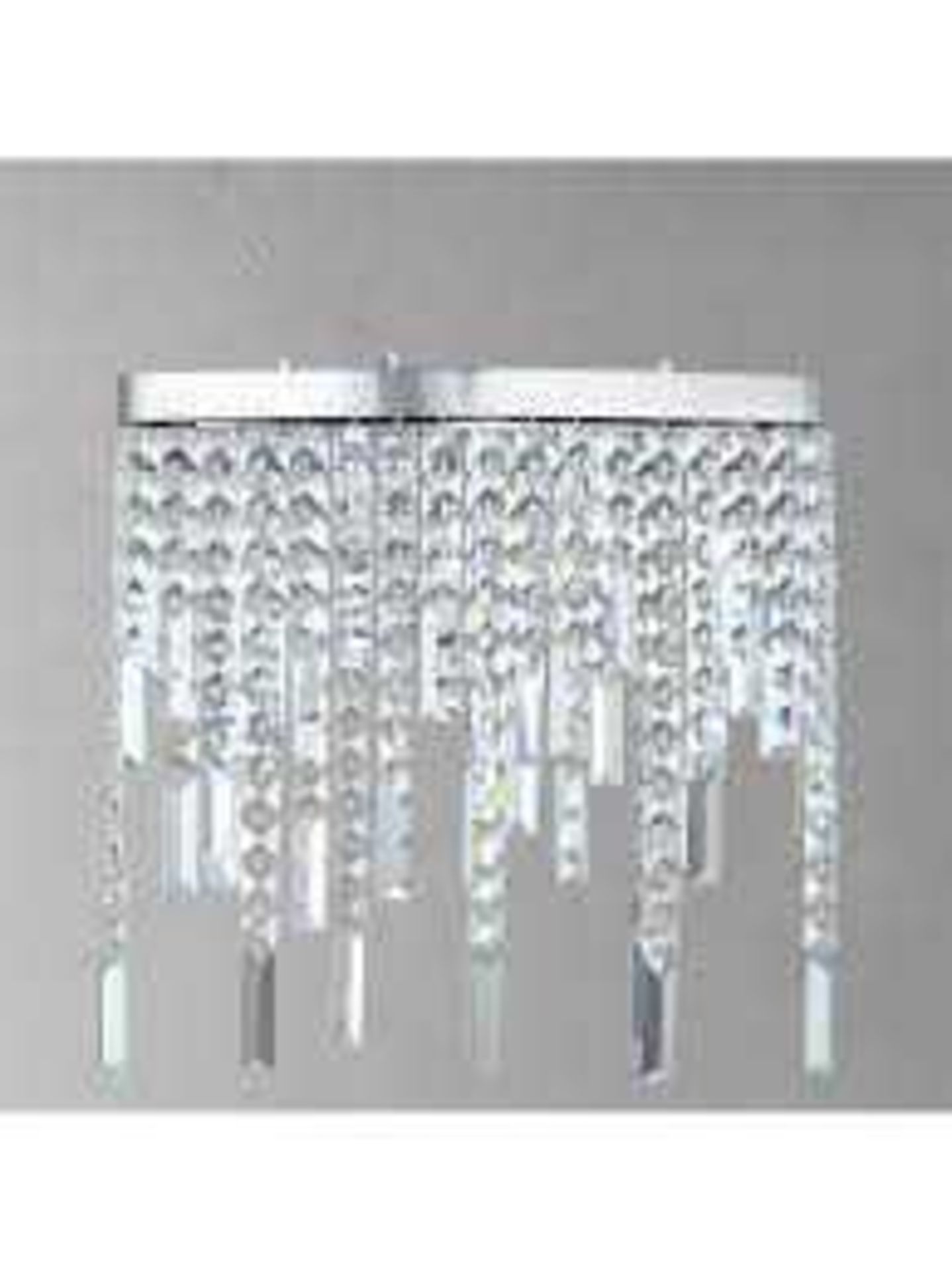 RRP £295 Lot To Contain Waterfall Crystal Ceiling Light