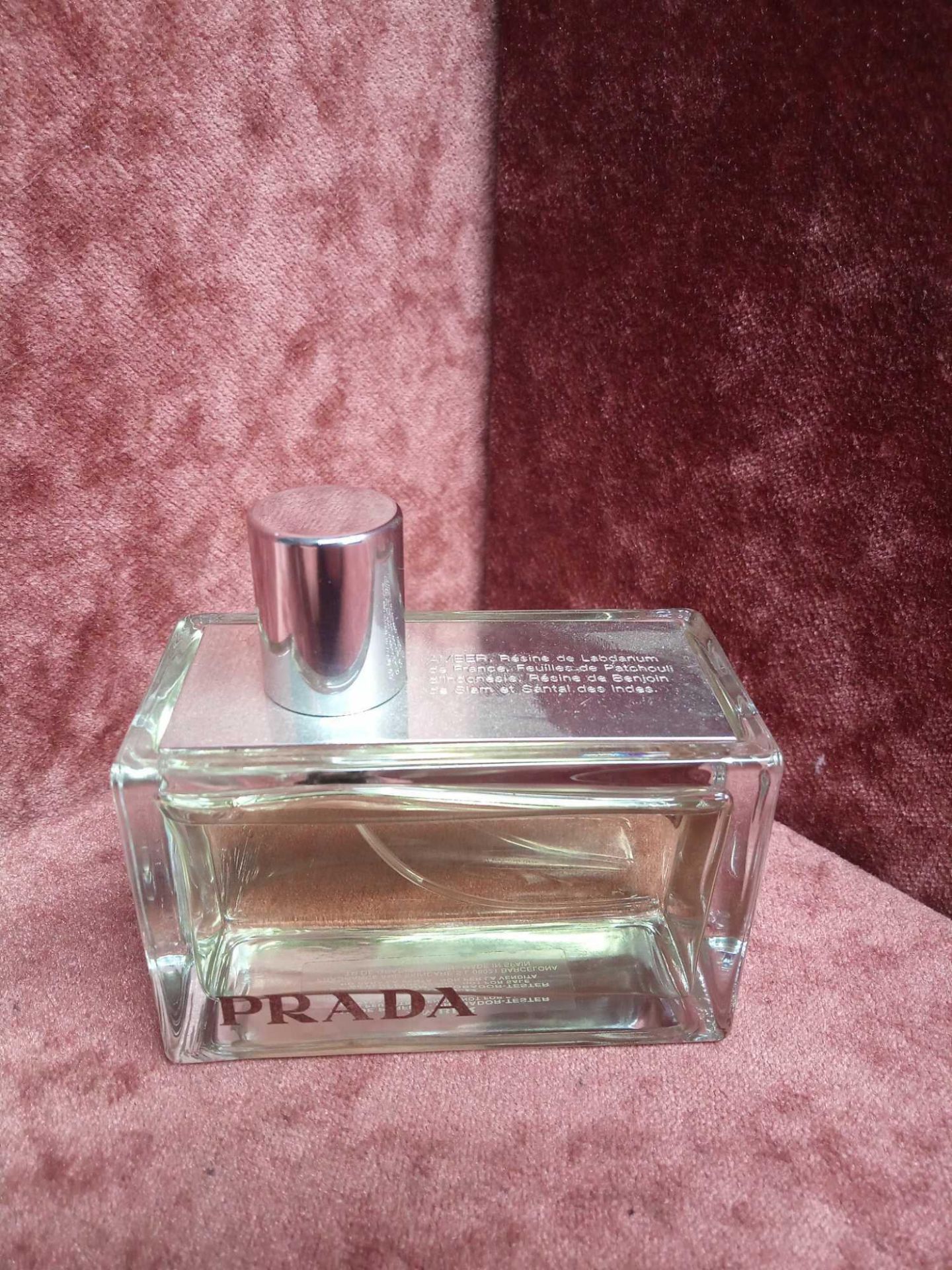RRP £80 Unboxed 80Ml Tester Bottle Of Prada Amber Eau De Parfum Ex Display