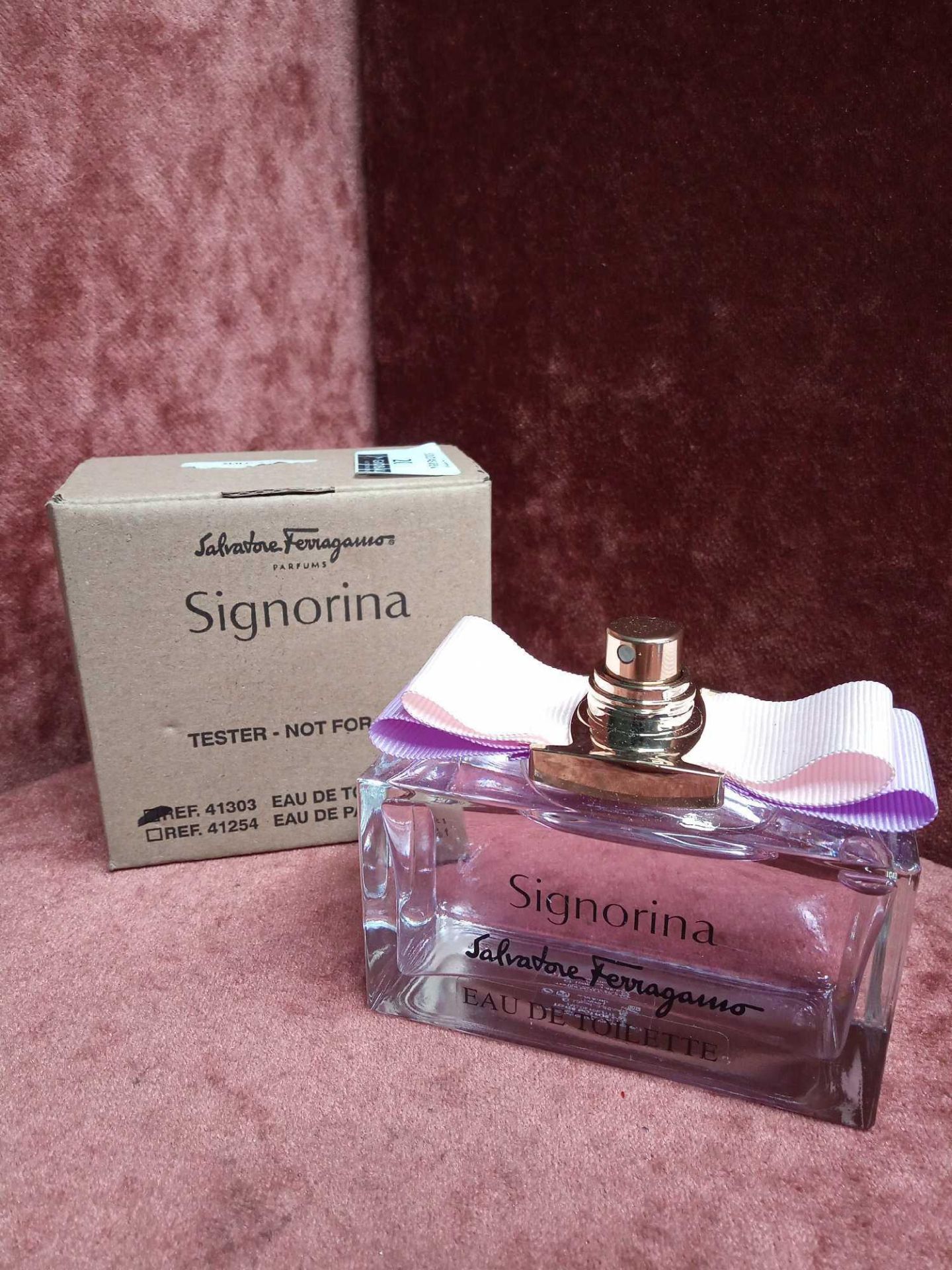 RRP £70 Boxed 100Ml Tester Bottle Of Salvatore Ferragamo Signorina Ribelle Eau De Parfum Ex-Display