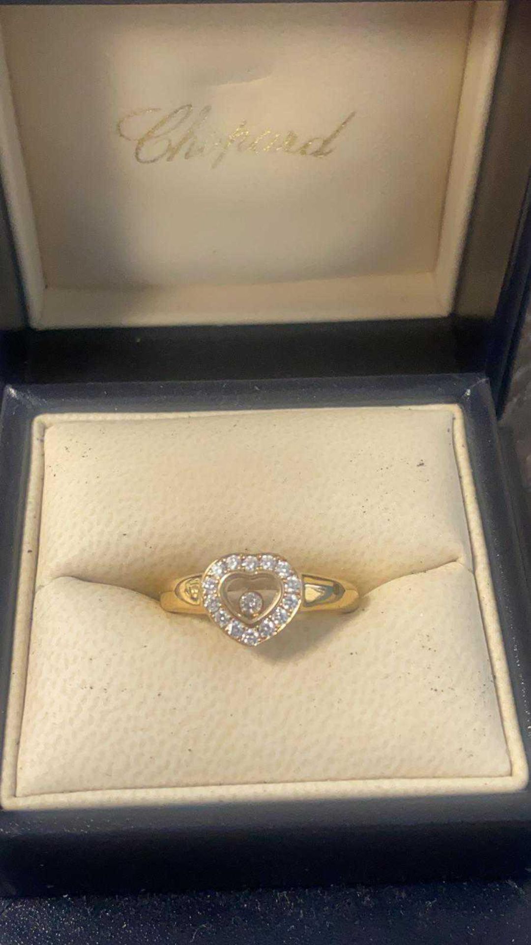 RRP £1500 Chopard 18ct Happy Diamond Ring (Appraisals Available On Request) (Pictures For