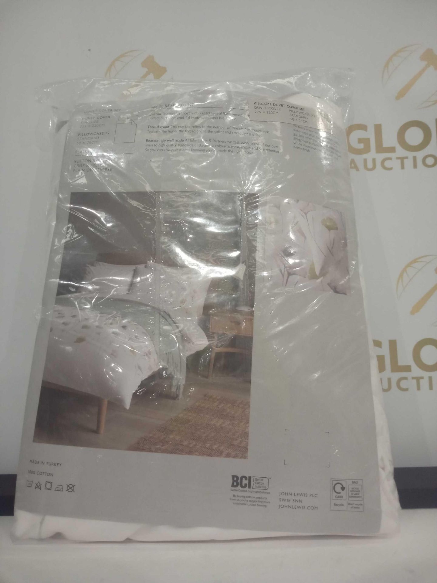 Combined RRP £180 Lot To Contain Three Bagged John Lewis Bedroom Furnishings. - Image 2 of 3