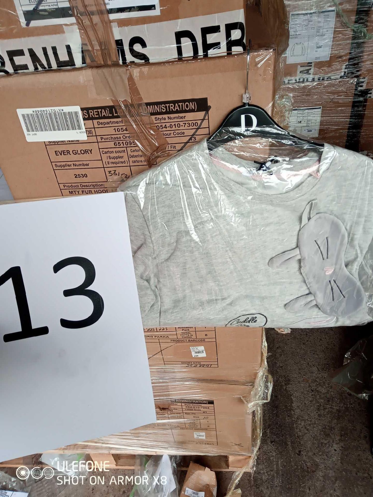 RRP £8760 Pallet To Contain 423 Assorted Brand New Tagged Debenhams Fashion Items, Pallet Contents : - Image 11 of 11