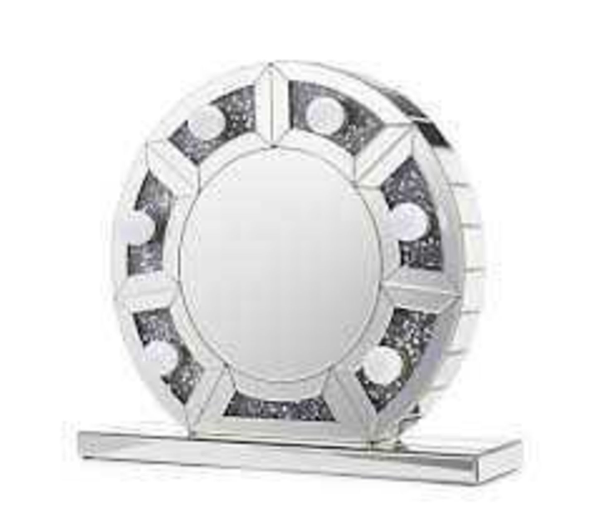 RRP £130 Unboxed Julien Macdonald Hollywood Glamorous Dressing Crystal Mirror