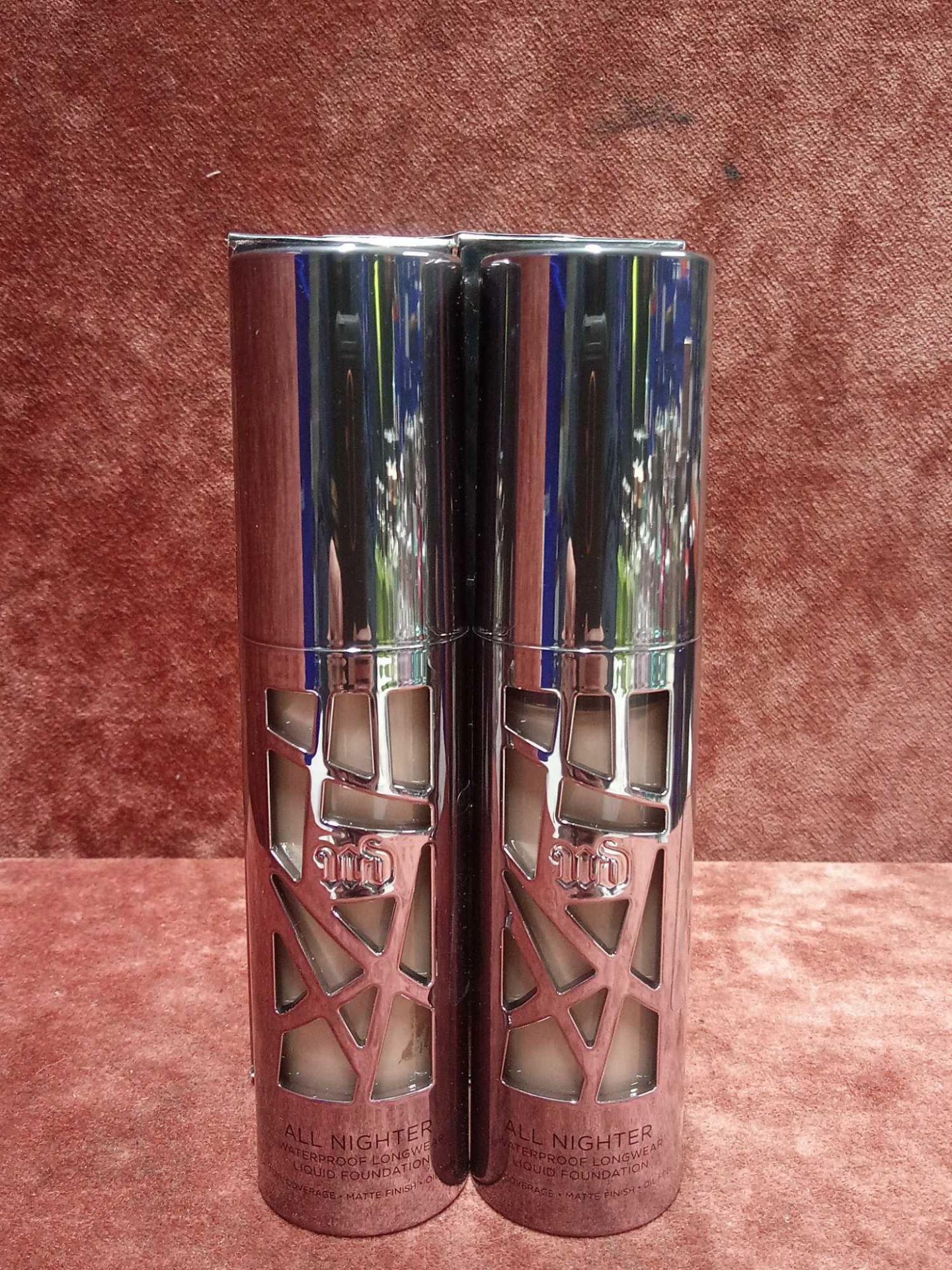 RRP £60 Lot To Contain Two Boxed Brand New Tester Of Urban Decay All Nighter Liquid Foundation 30Ml - Image 2 of 2
