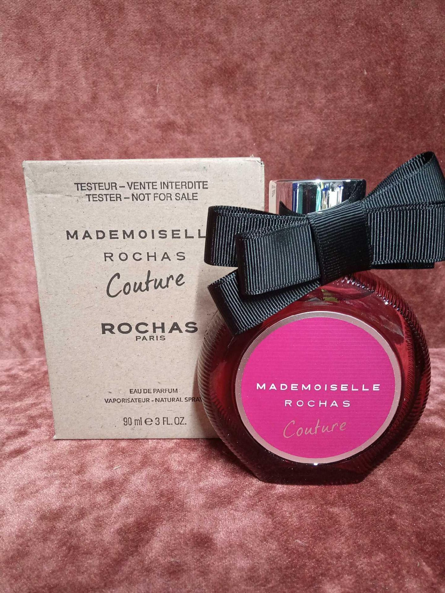 RRP £70 Unboxed 90 Ml Tester Bottle Of Rochas Mademoiselle Couture Eau De Parfum Spray