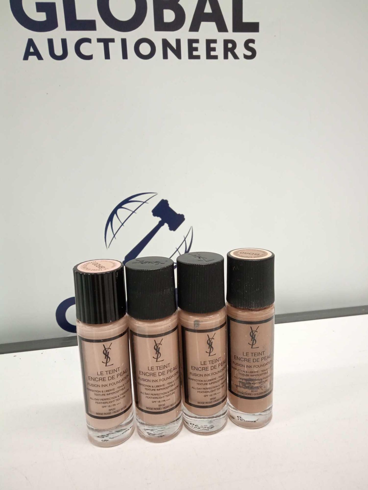 RRP £150 Gift Bag To Contain 4 Testers Of Ysl Le Taint Fusion Ink Foundation All Day Perfection In A