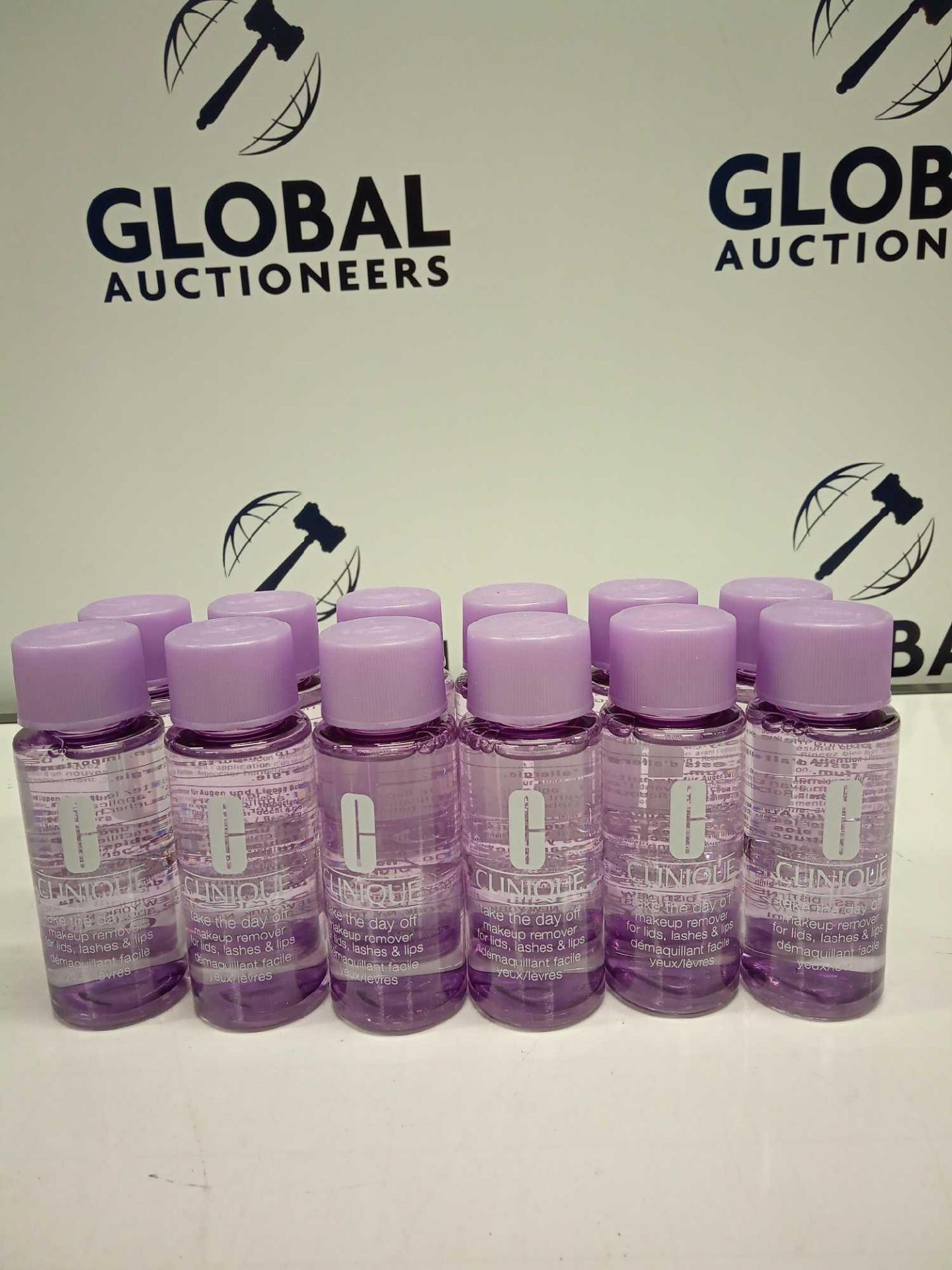 RRP £200 Lot To Contain 12 Brand New Unused Tester Of Clinique Makeup Remover For Lids, Lashes & Lip - Image 3 of 3