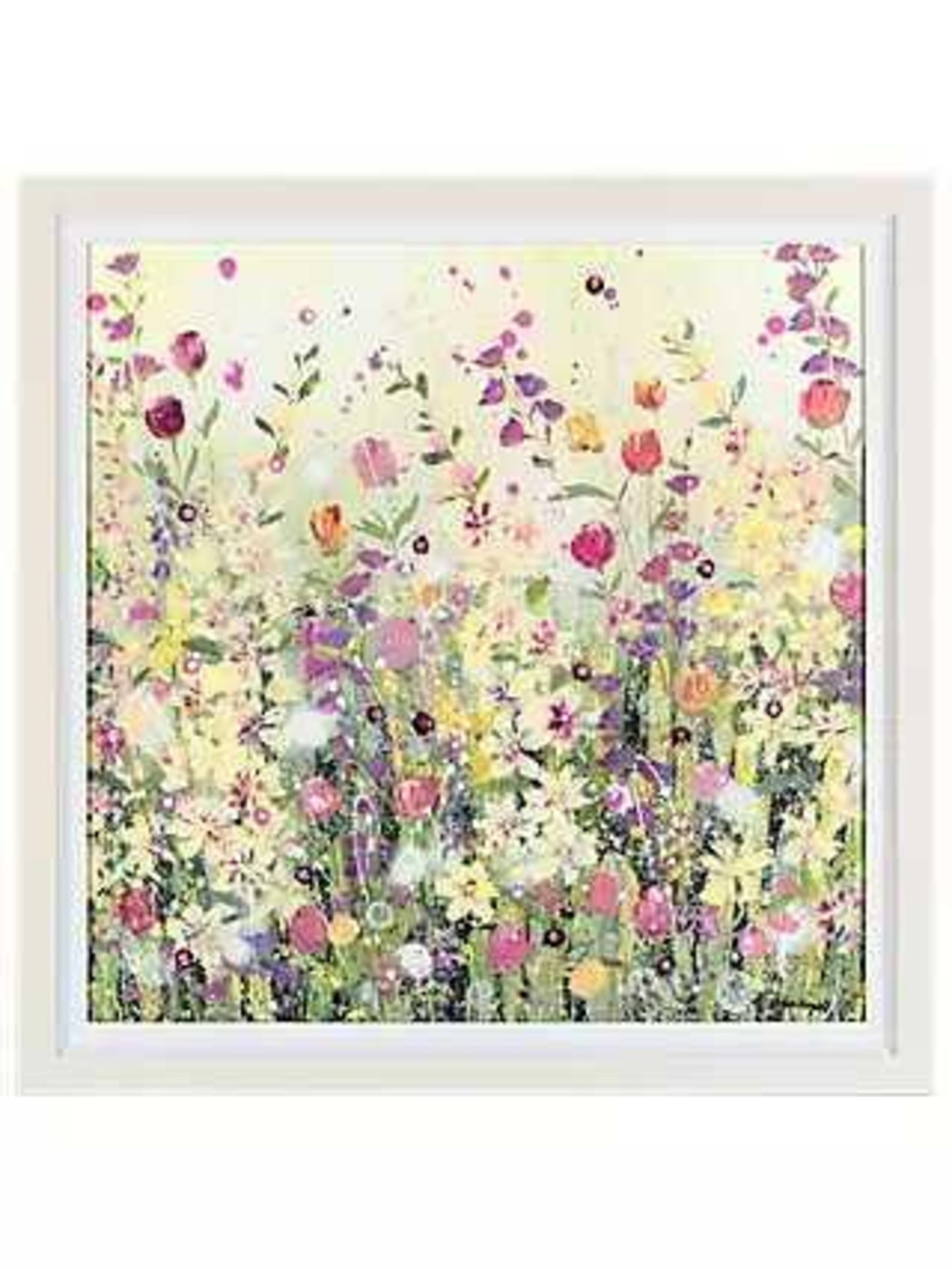 RRP £225 Framed John Lewis Will Stafford Flower Painting
