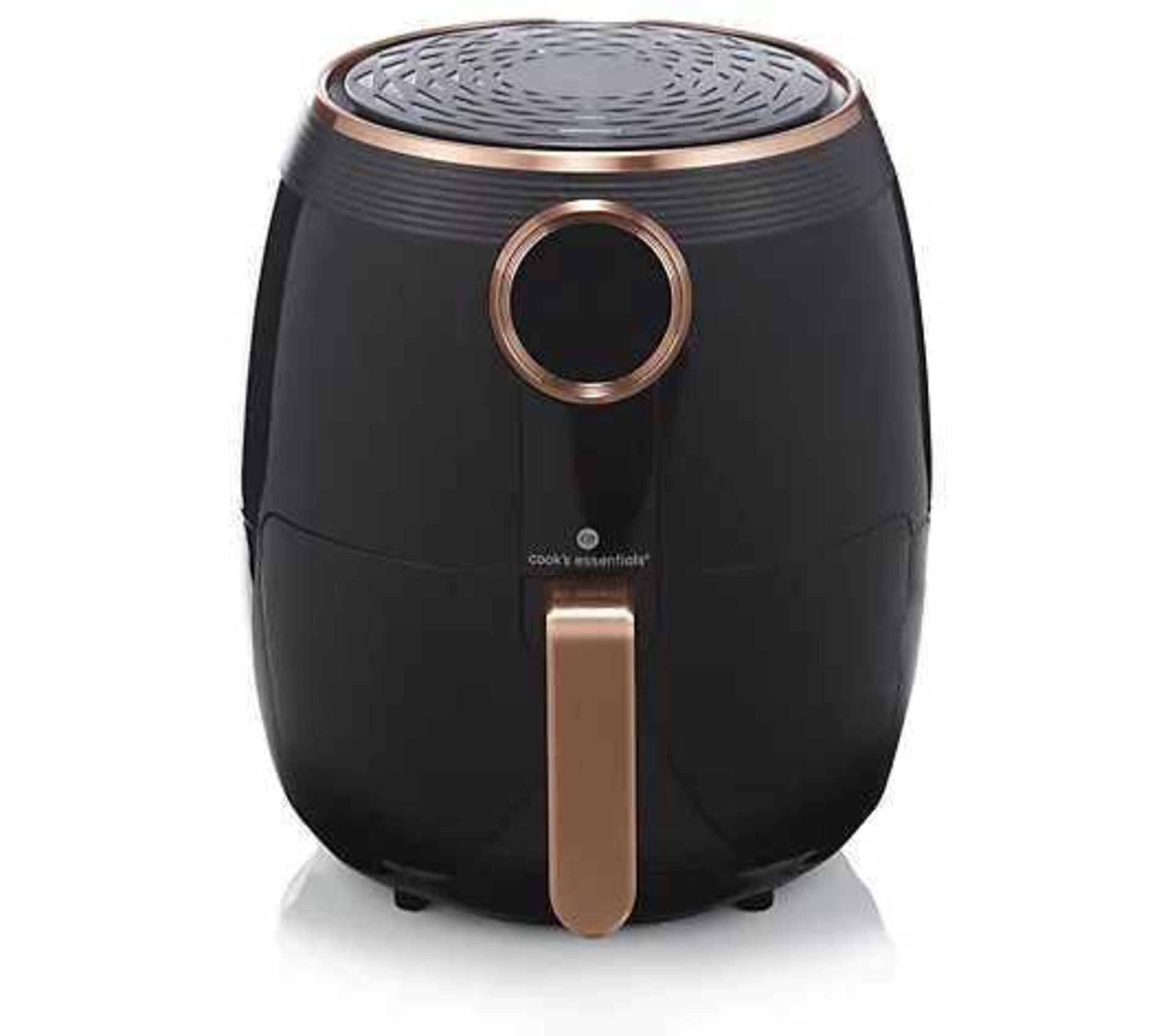 RRP £100 Boxed Cooks Essentials 3.5L Smart Airfryer In Black And Brass