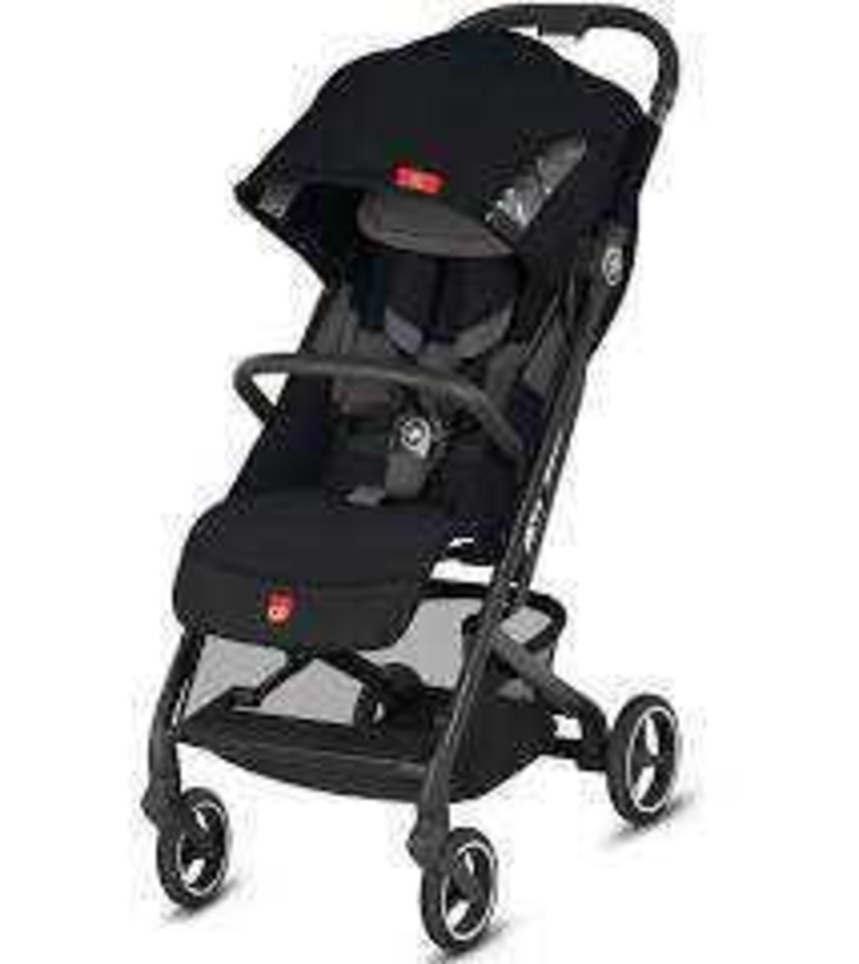 RRP £115 Boxed Gb Gold Qbit Plus All City Pushchair In Velver Black (1051762)