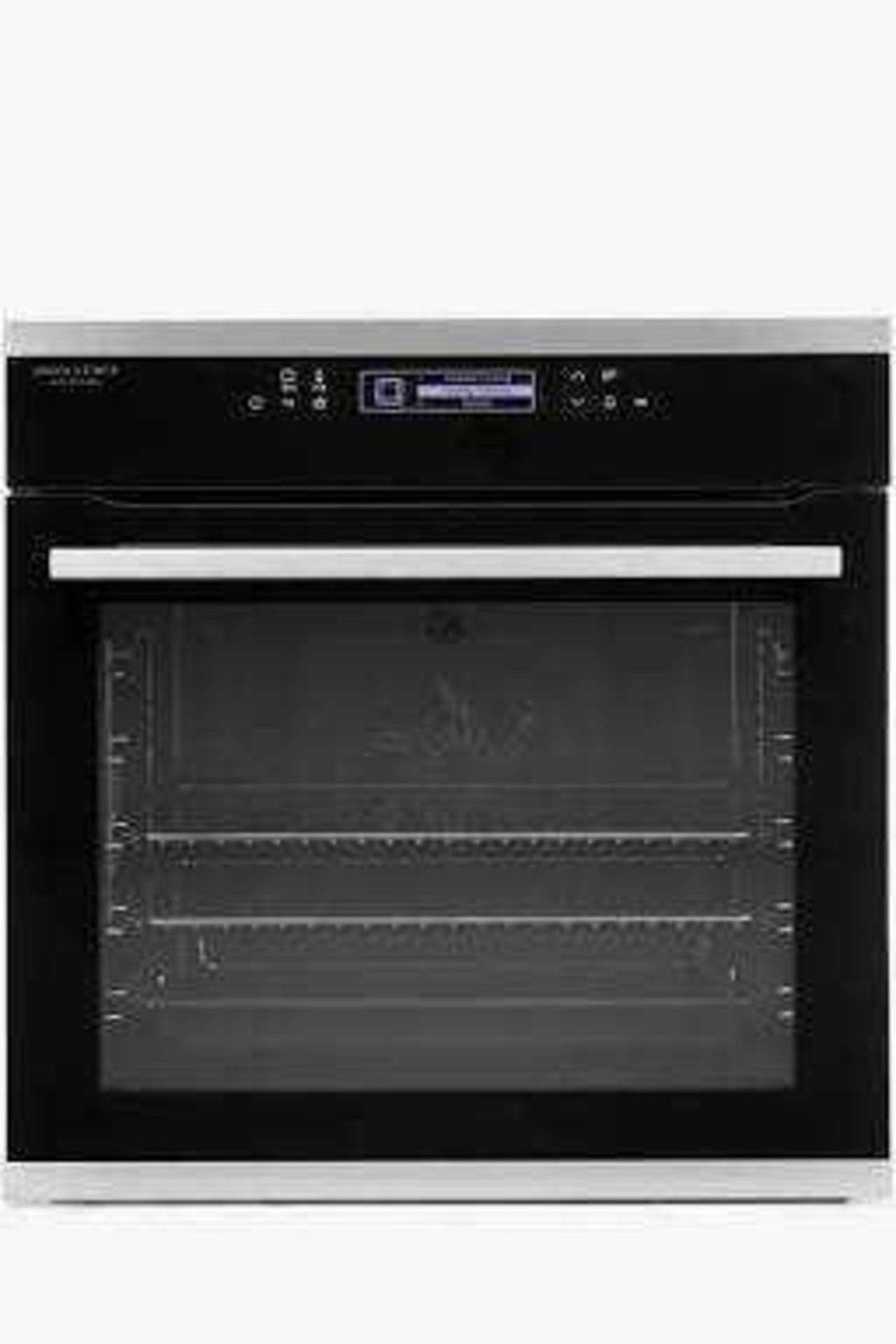 RRP £650 Unboxed John Lewis Jlbioss650 Single Electric Oven In Black