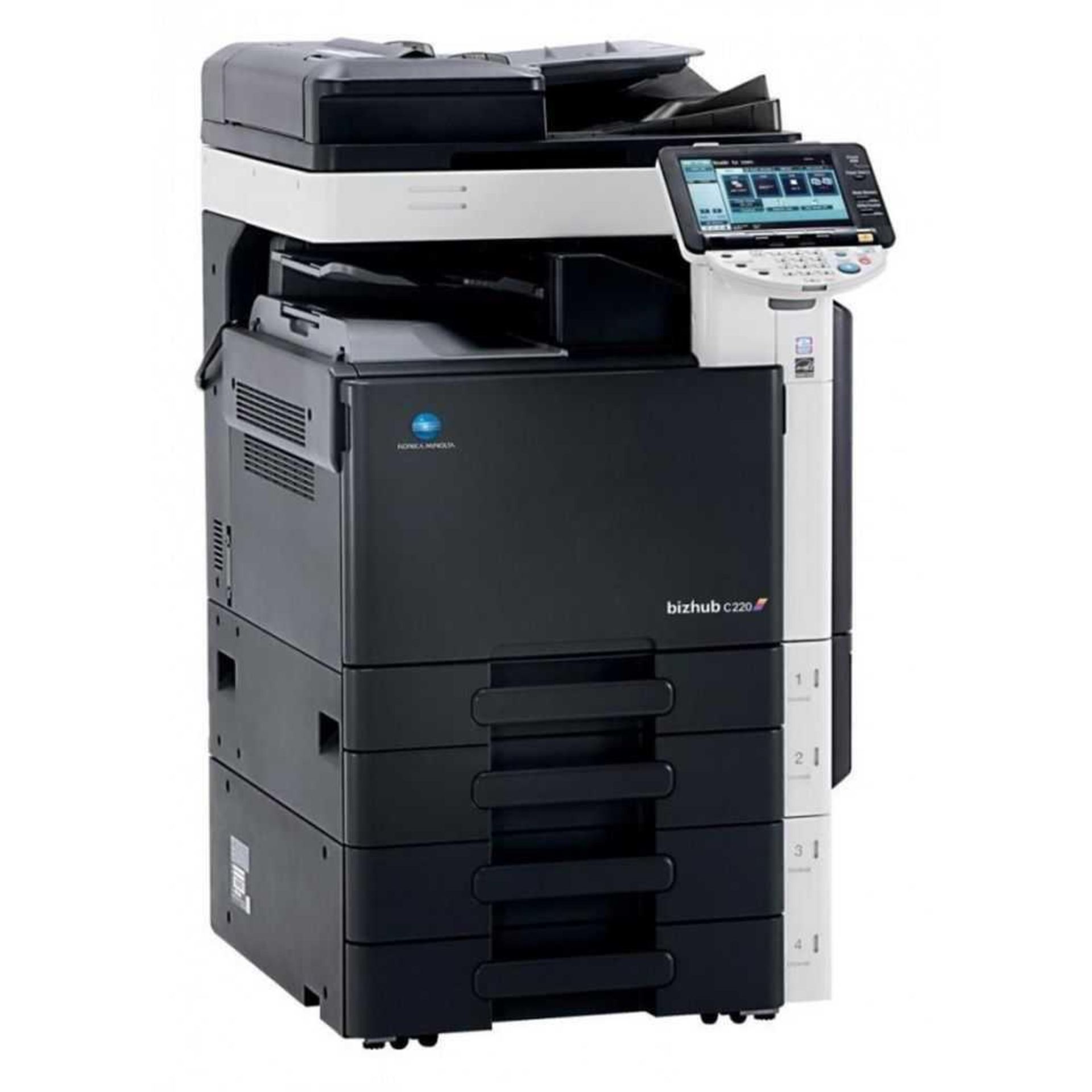 RRP £1950 Konica Minolta Bizhub C220 Printer And Copier