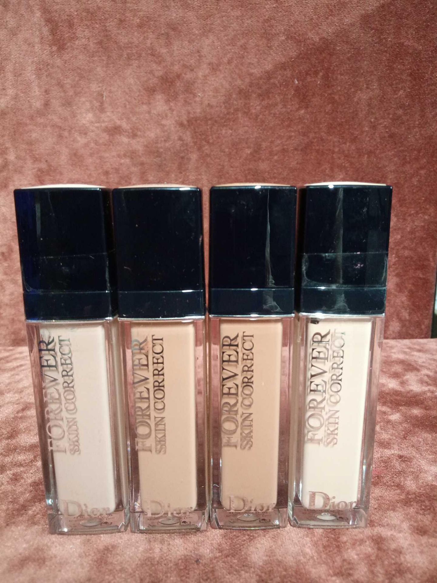 RRP £120 Gift Bag To Contain 4 Brand New Tester Of Dior Forever Skin Correct Foundation 11Ml Each In