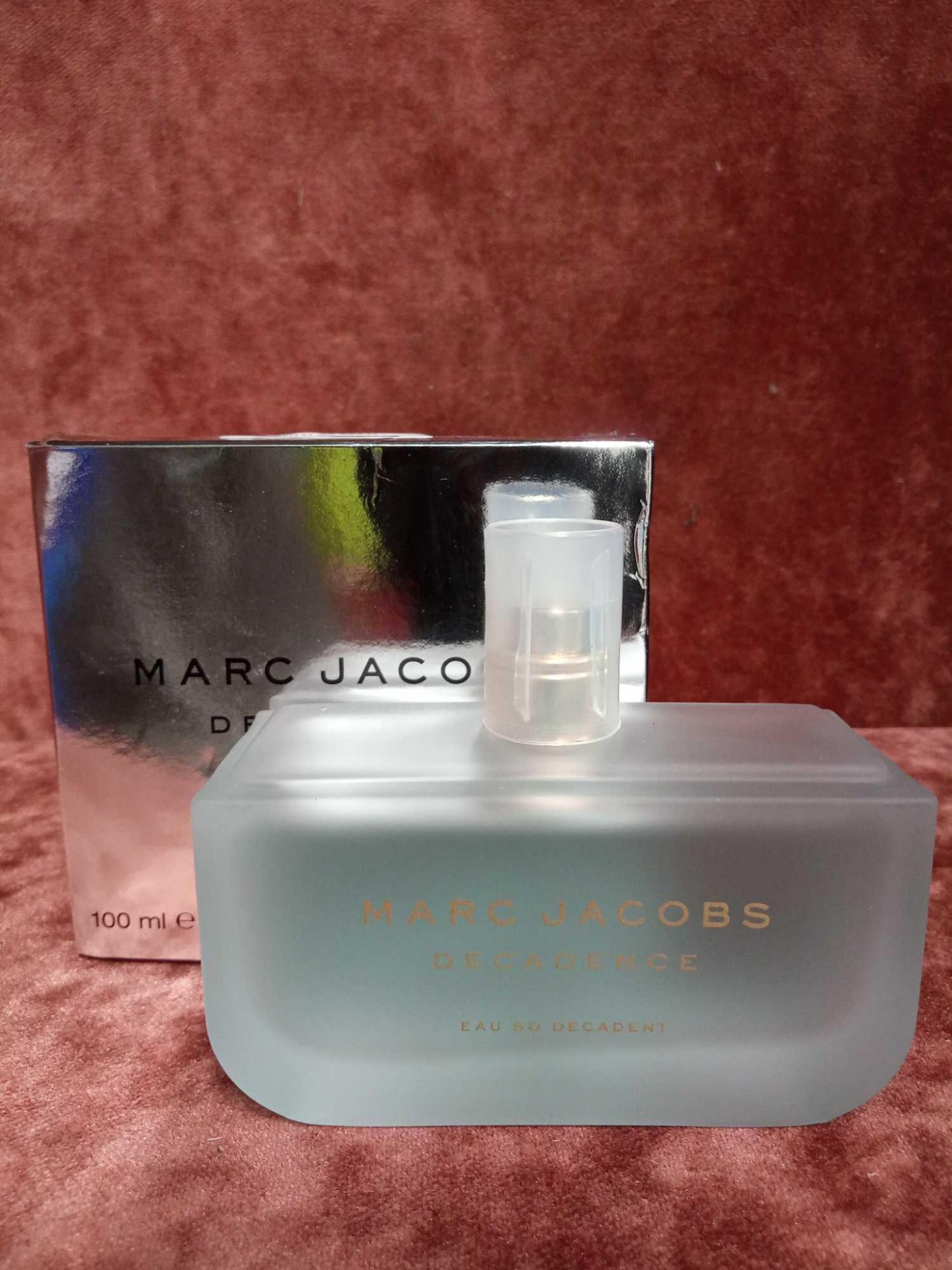 RRP £80 Boxed 100Ml Tester Bottle Of Marc Jacobs Decadence Eau So Decadent Eau De Toilette Spray