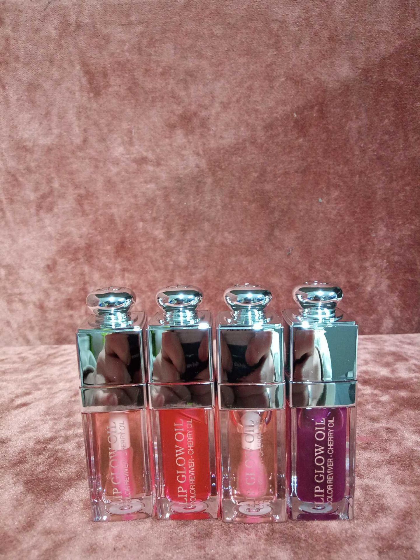 RRP £140 Gift Bag To Contain 4 Brand New Boxed Unused Testers Of Dior Addict Lip Glow Oil - Nourishi