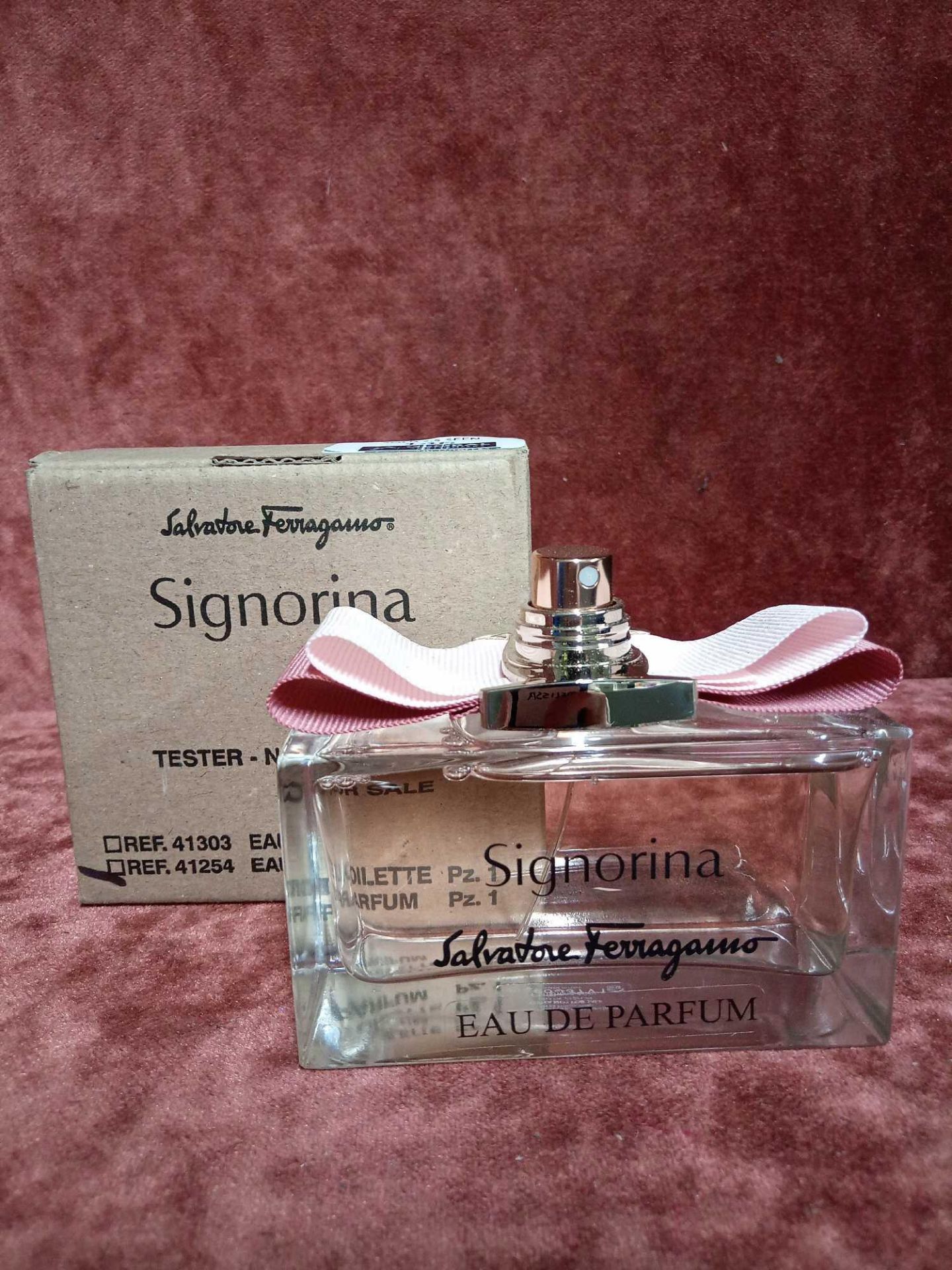 RRP £70 Boxed 100Ml Tester Bottle Of Salvatore Ferragamo Signorina Eau De Parfum
