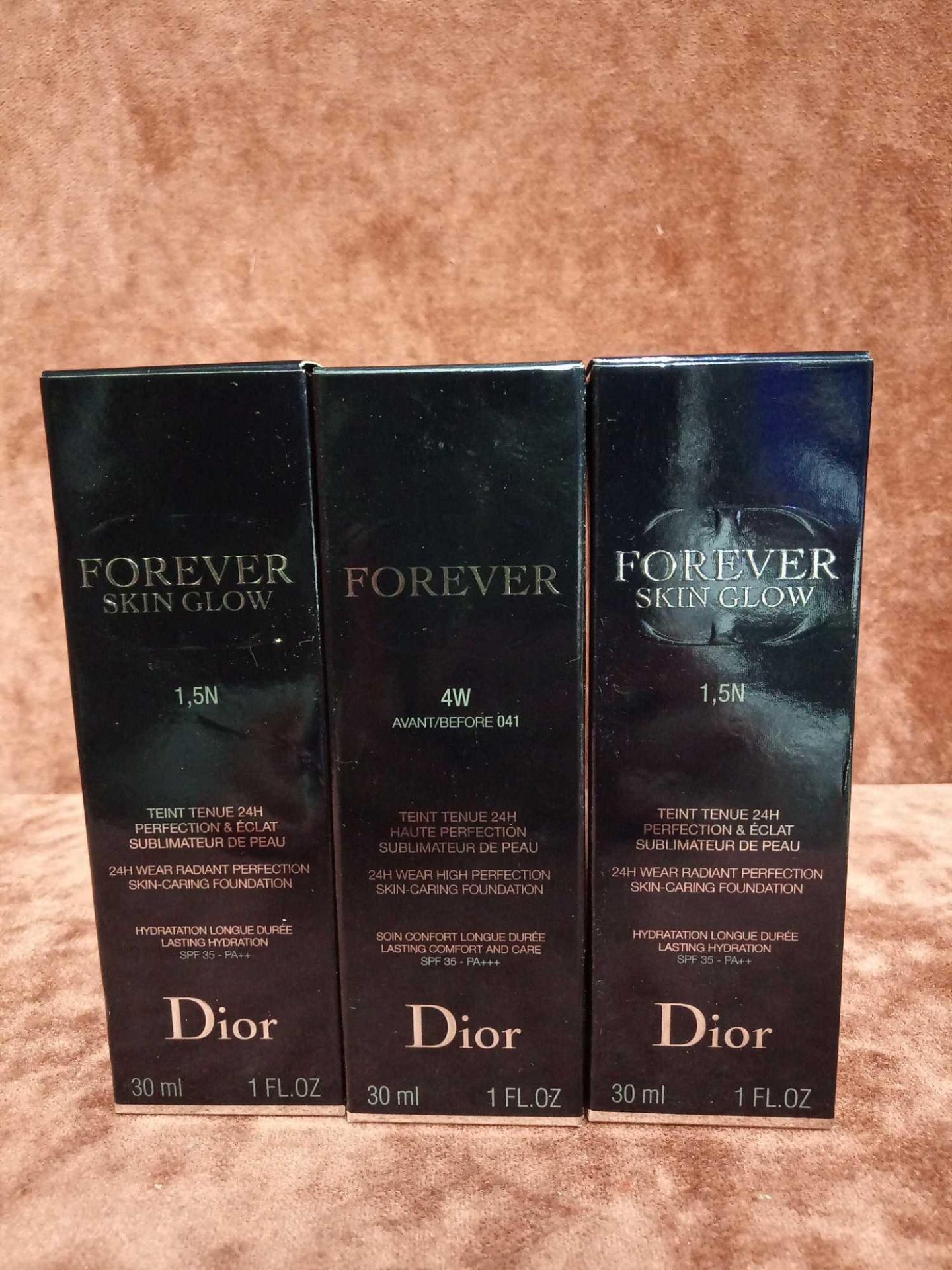 RRP £120 Lot To Contain 3 Boxed Brand New Unused Testers Of Dior Forever Skin Caring Foundation 30Ml - Image 2 of 2