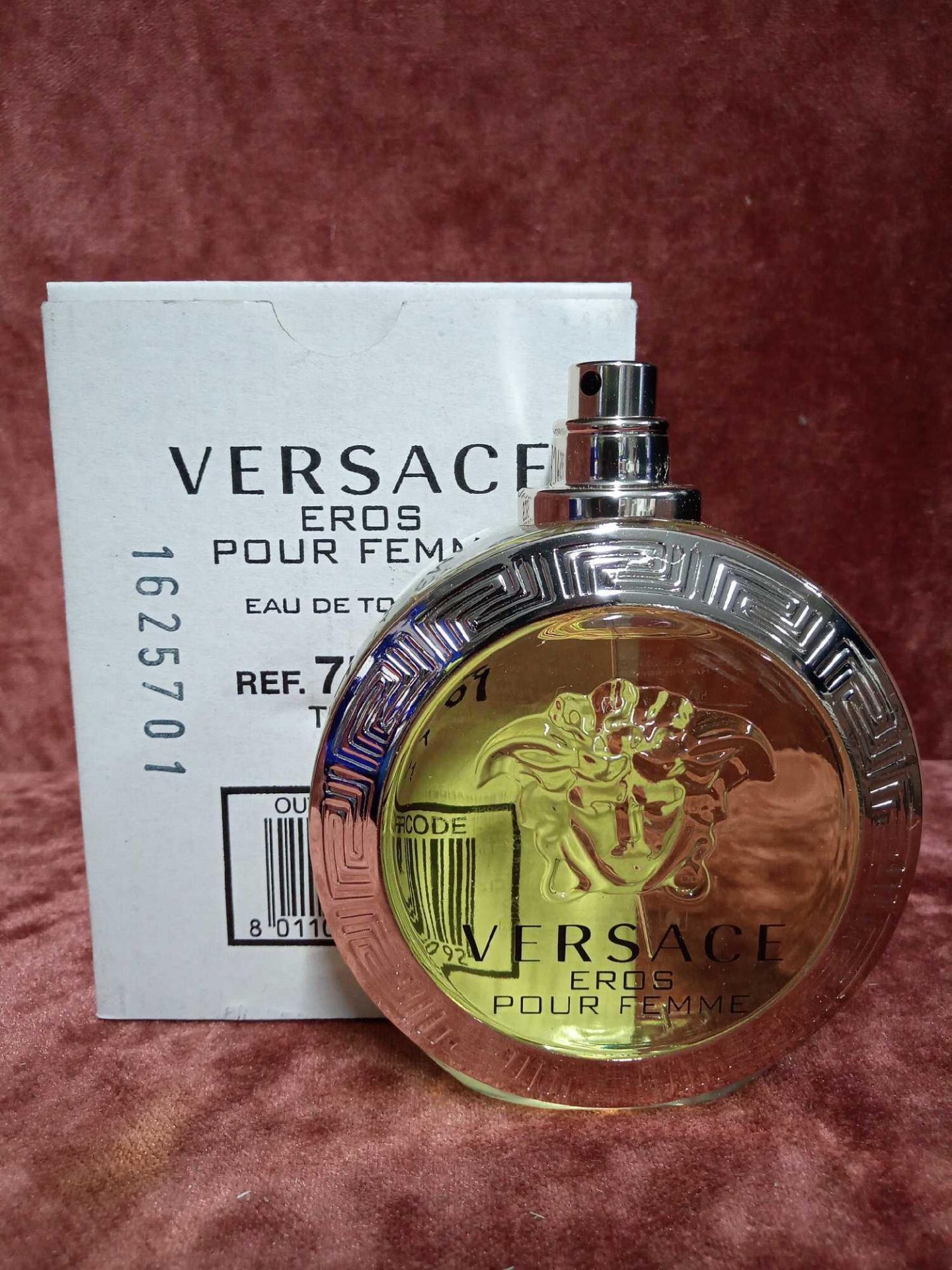 RRP £65 Boxed 100Ml Tester Bottle Of Versace Eros Pour Femme Eau De Toilette Spray