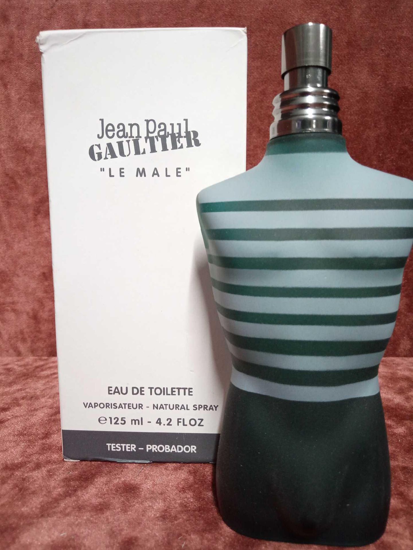 RRP £85 Boxed 125Ml Tester Bottle Of Jean Paul Gaultier Le Male Eau De Toilette Spray